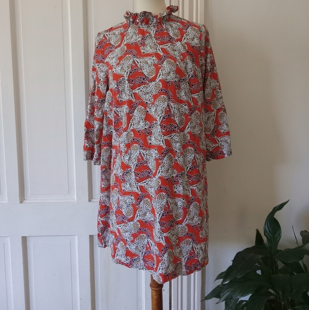 Crown & Ivy Cheeta/Leopard Print Dress, Size Medium